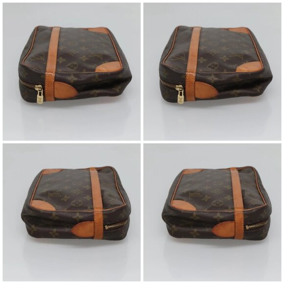 LOUIS VUITTON Monogram Compiegne 28 Clutch Bag M51845 LV Auth 124471 - Picture 16 of 16